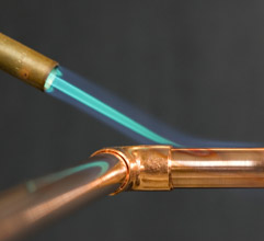 soldering copper pipe plumbing repair